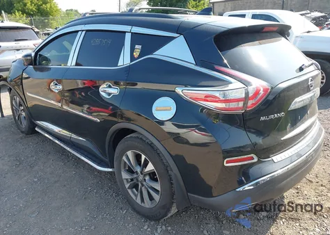 2017 Nissan Murano Sv z USA, uszkodzony, nr VIN 5N1AZ2MH7HN113055